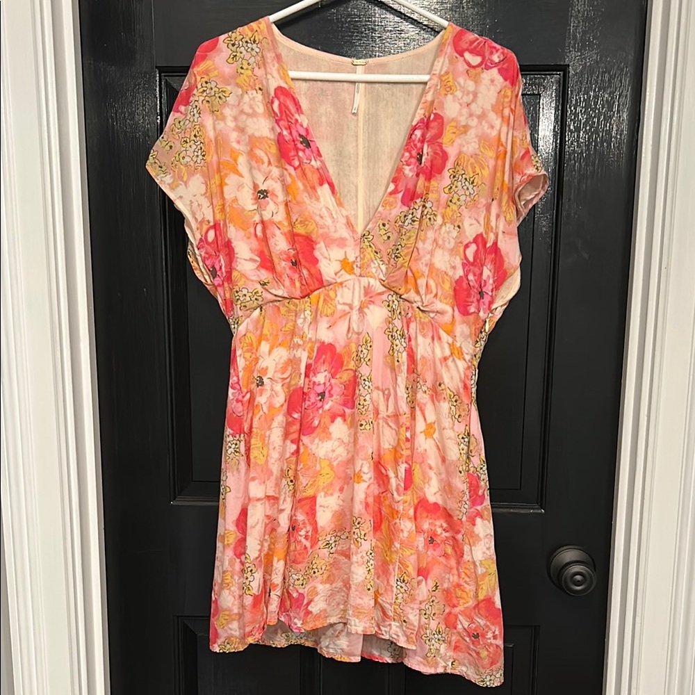 Free People Freddy Tie Mini Dress Size Small
